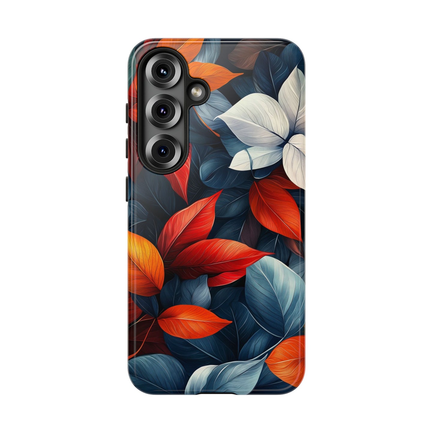 Autumn Midnight Leaves | Luxe Floral Phone Case for iPhone, Pixel & Samsung