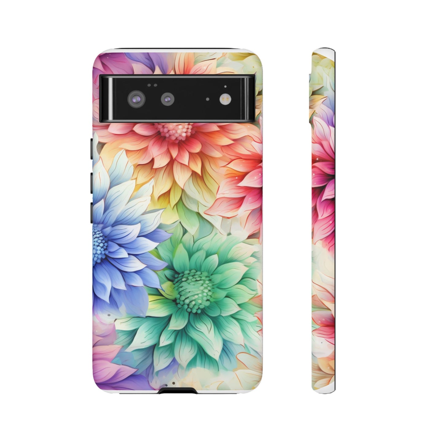 Rainbow Bloom Mandala Floral Mobile Case