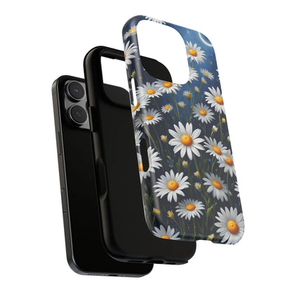 Witchy Daisy Flowers Phone Case Vintage Botanical Cover