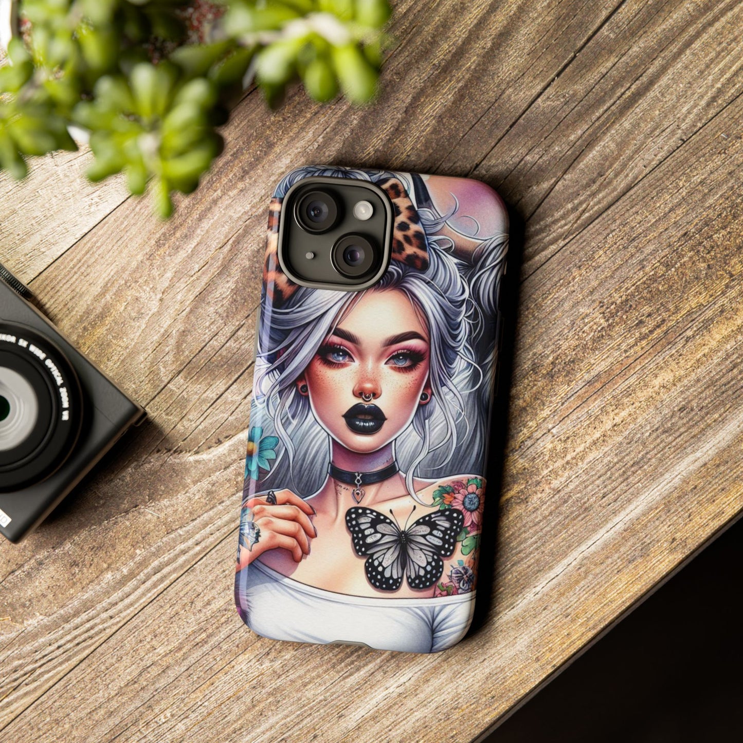 Wild Spirit – Gothic Chic & Nature Fusion Mobile Cover