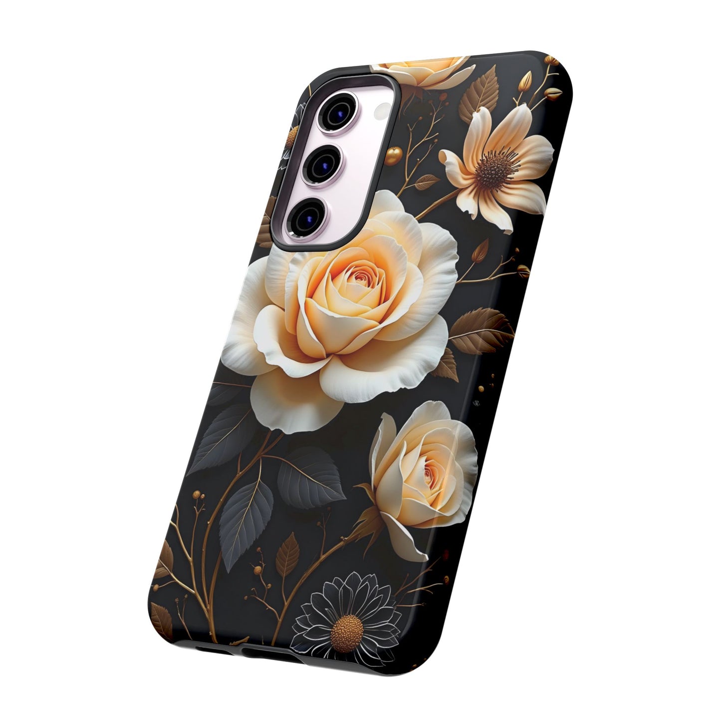 Elegant 3D Floral Design, Botanical Phone Case design for Iphone.