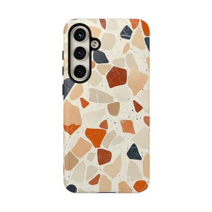 Rustic Terrazzo Stone Phone Case for iPhone, Pixel & Samsung