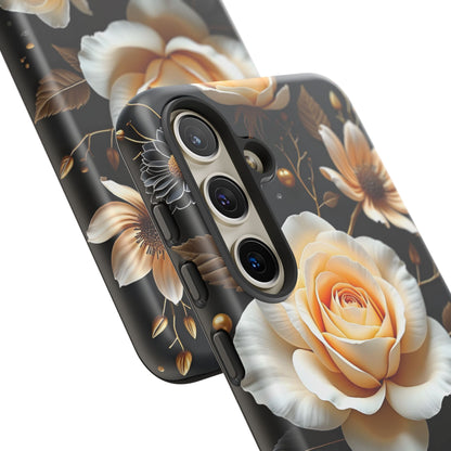 Elegant 3D Floral Design, Botanical Phone Case design for Iphone.