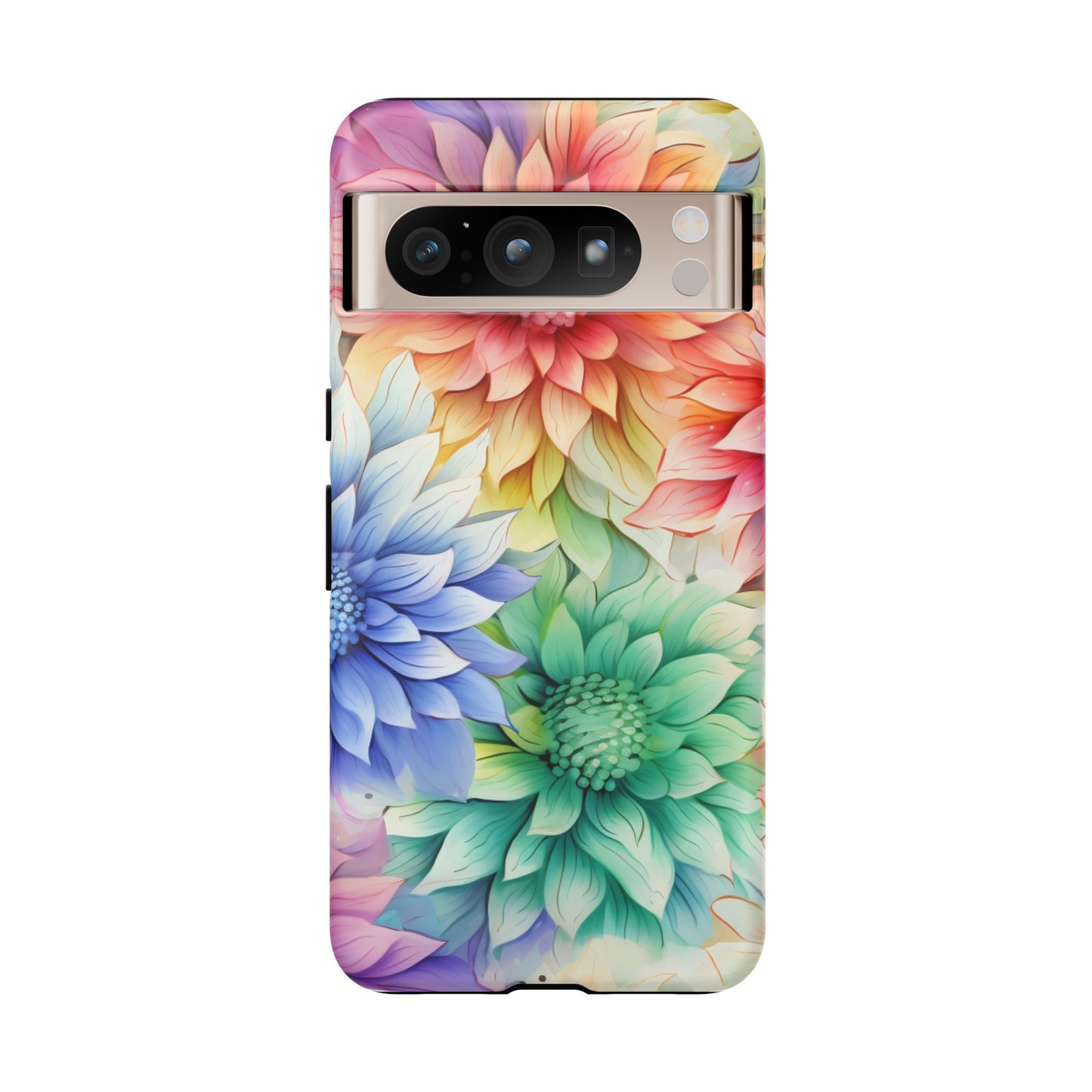 Rainbow Bloom Mandala Floral Mobile Case