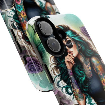 Urban Wildflower – Edgy Tattooed Beauty Mobile Cover