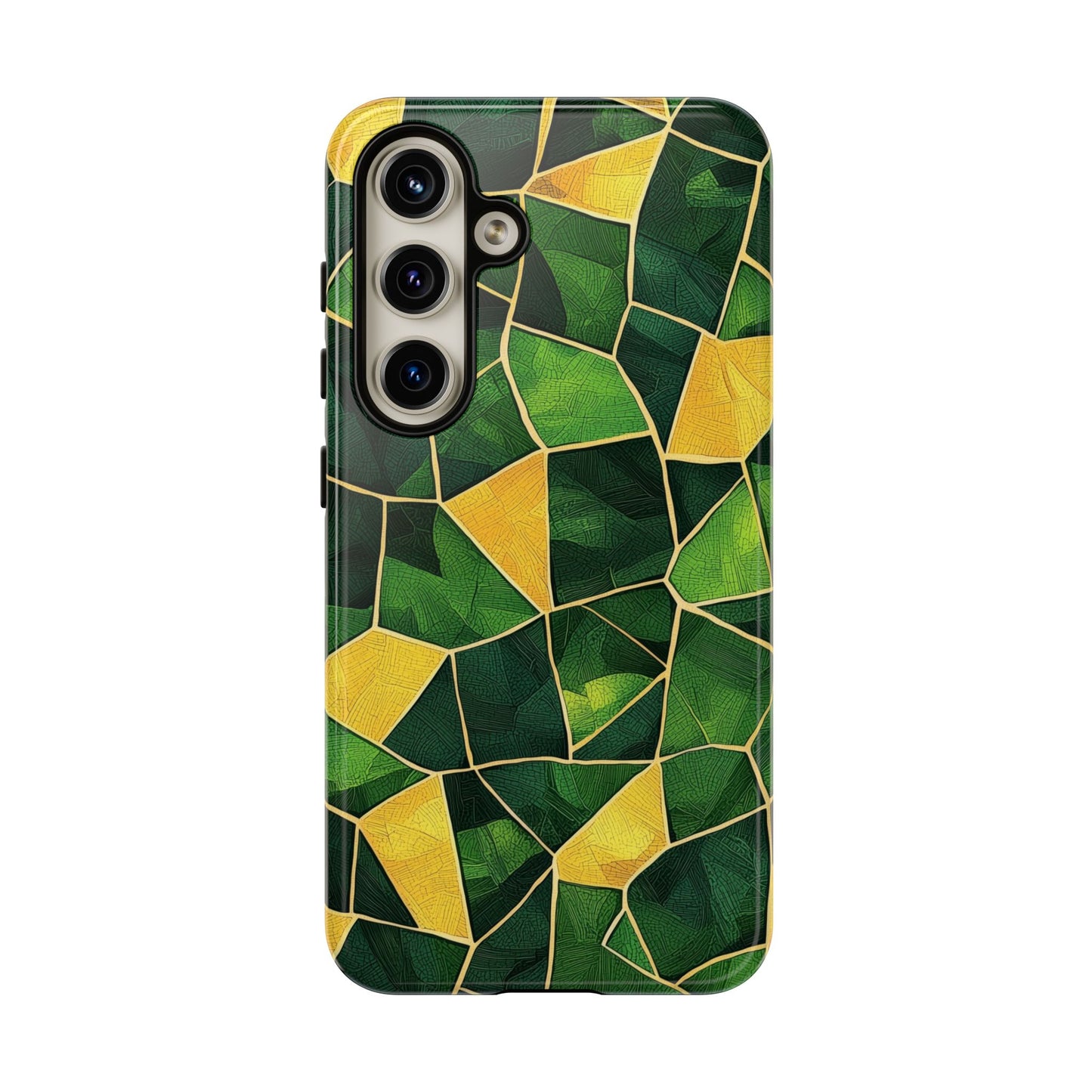 Intricate Turtle Shell Mosaic Phone Case for iPhone, Samsung & Google Pixel
