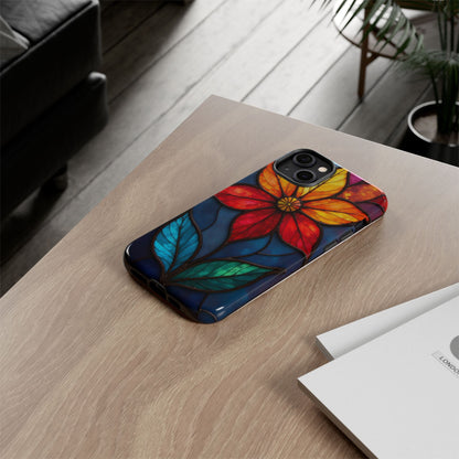 Radiant Blossom: Red and Orange Floral Elegance