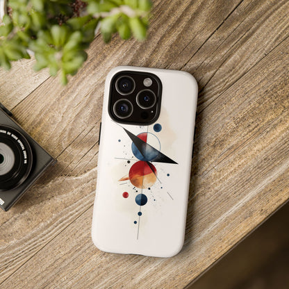 Orbital Drift – Abstract Space Geometry Phone Case for iPhone, Samsung & Pixel