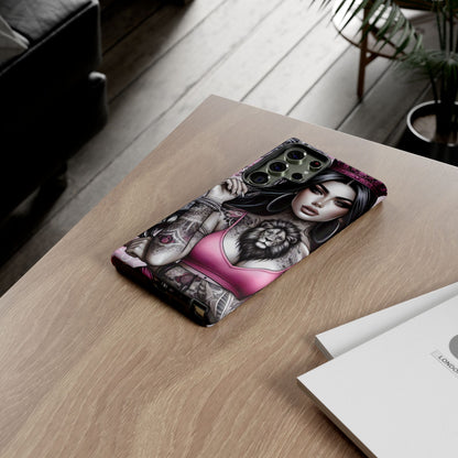 Queen of the Jungle – Regal Tattooed Goddess Mobile Cover
