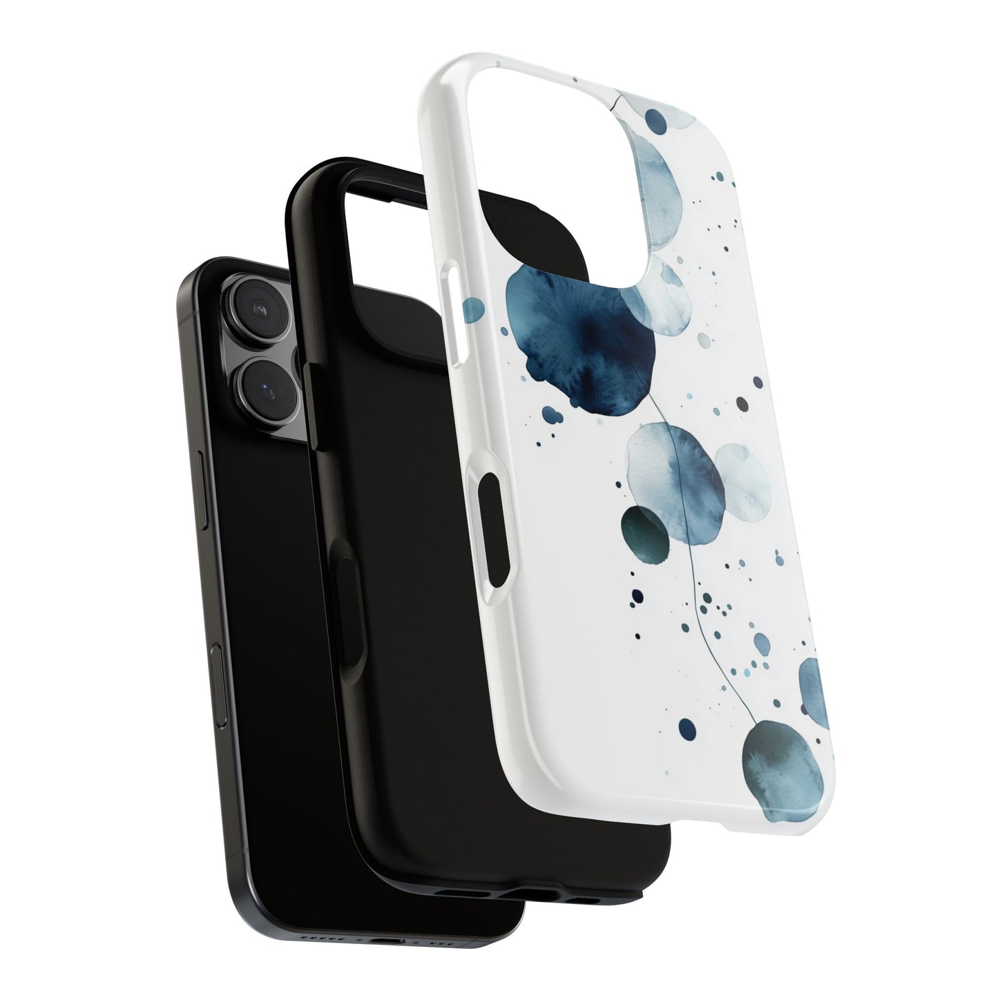 Midnight Drops Watercolor Phone Case for iPhone, google Pixel & Samsung