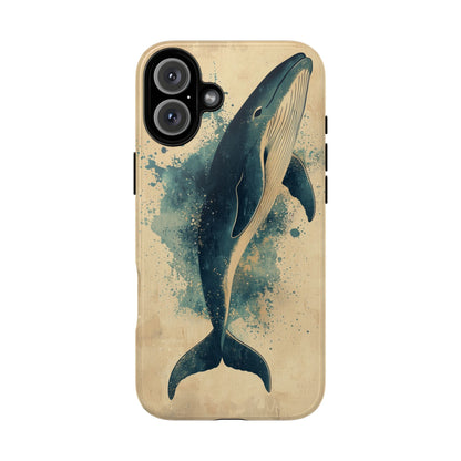 Ocean Majesty: Watercolor Whale Case for iPhone, Samsung & Pixel
