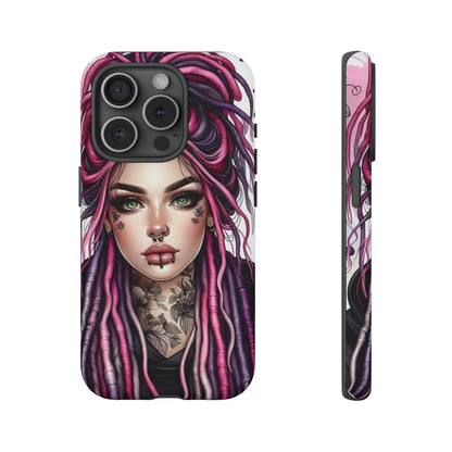Neon Gothic Beauty Mobile Case