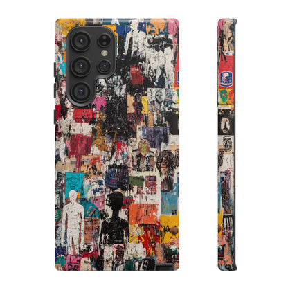 Graffiti Phone Case – Basquiat Street Art Design - iPhone, Samsung & Google Pixel Cover - Artistic Painting Case,  Art Lover Gift