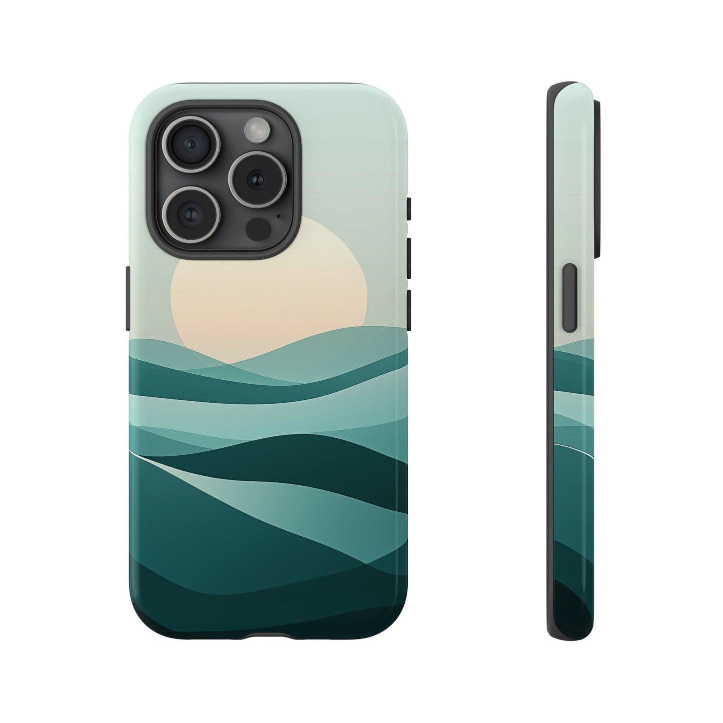 Tranquil Dunes – Abstract Sunset Phone Case for iPhone, Samsung & Pixel