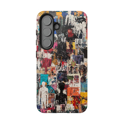 Graffiti Phone Case – Basquiat Street Art Design - iPhone, Samsung & Google Pixel Cover - Artistic Painting Case,  Art Lover Gift