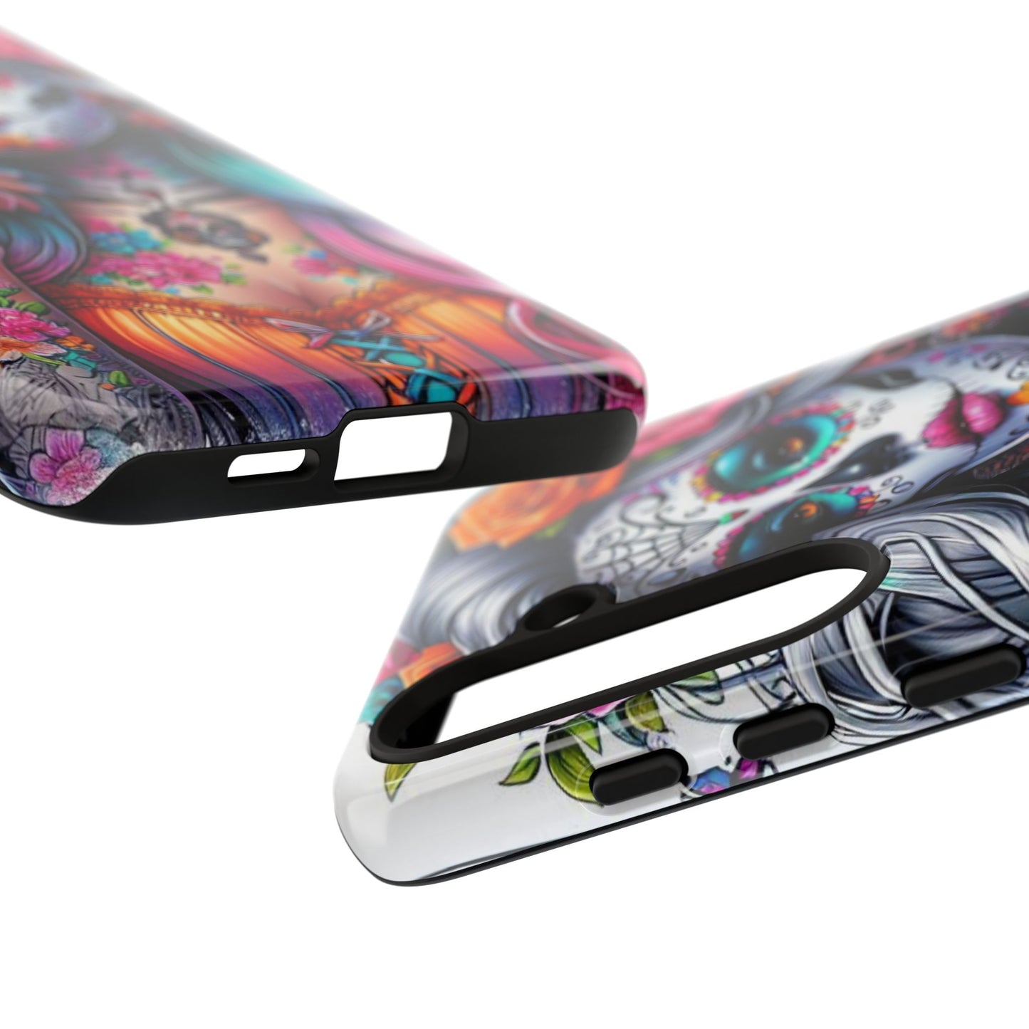 Sugar Skull Goddess – Día de los Muertos Floral Queen Mobile Cover