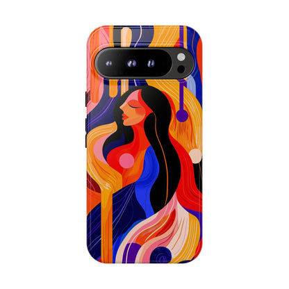 Muse in Motion – Abstract Goddess Phone Case for iPhone, Samsung & Pixel