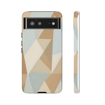 Neutral Geometrical Triangular Abstract Pattern