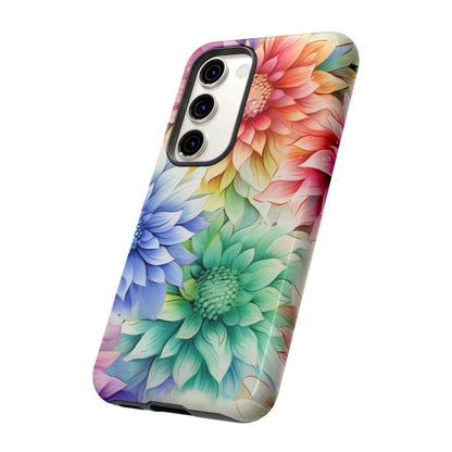 Rainbow Bloom Mandala Floral Mobile Case