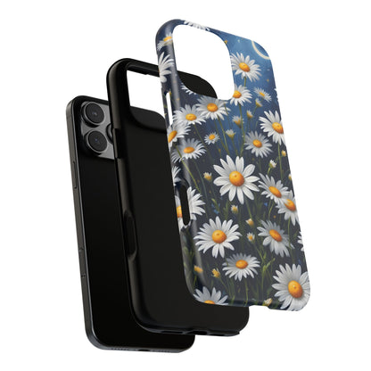 Witchy Daisy Flowers Phone Case Vintage Botanical Cover