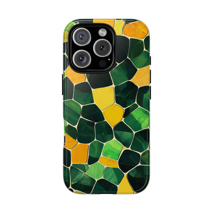Turtle Shell Mosaic Phone Case for iPhone, Samsung & Google Pixel