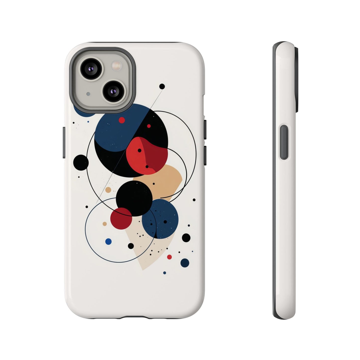 Celestial Flow – Abstract Minimal Art Phone Case for iPhone, Samsung & Pixel
