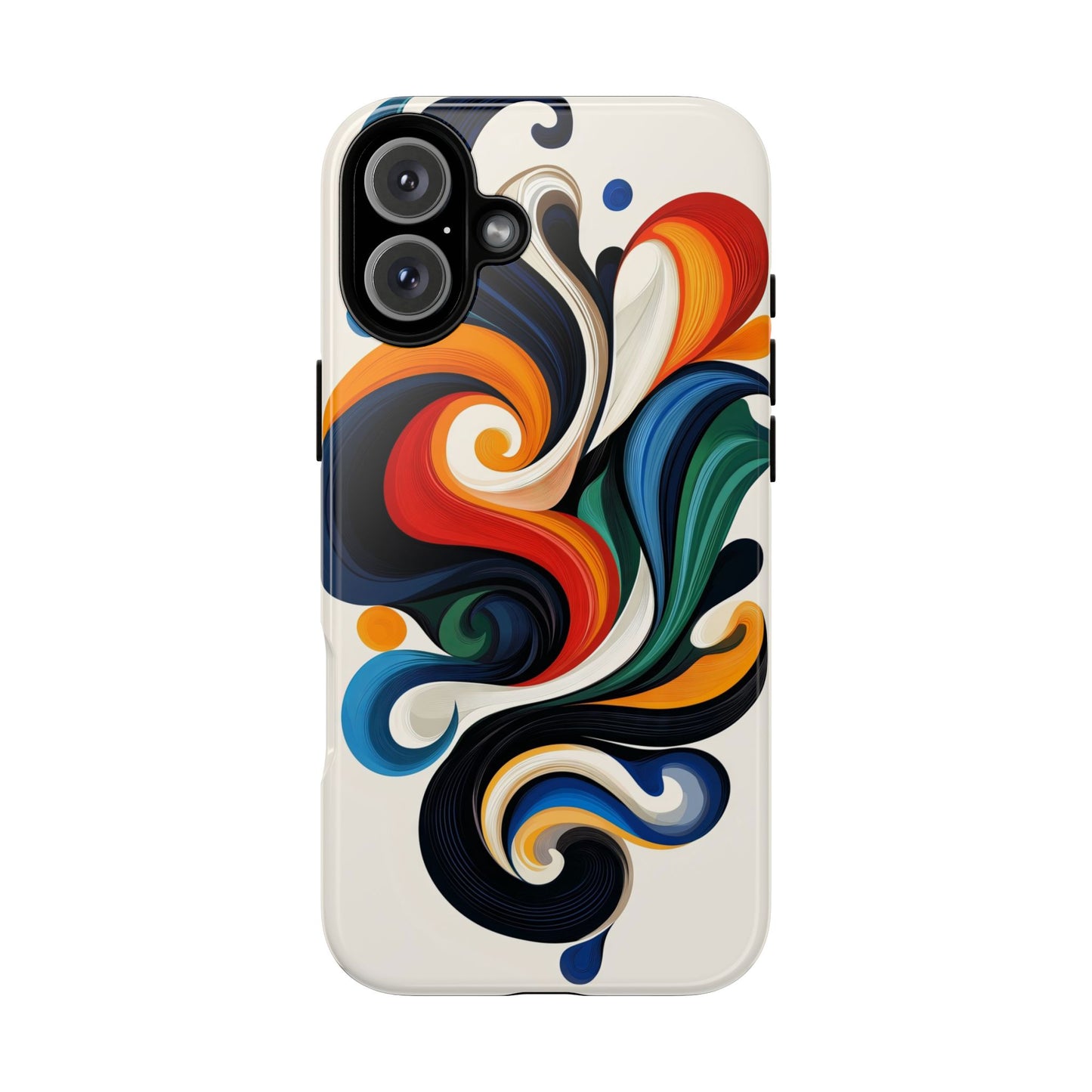 WhirlMuse – Elegant Swirl Abstract  Phone Case for iPhone, Samsung & Pixel