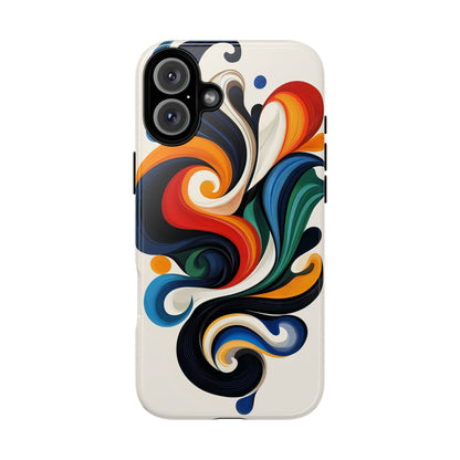 WhirlMuse – Elegant Swirl Abstract  Phone Case for iPhone, Samsung & Pixel
