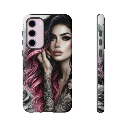 Tattooed Elegance – Gothic Art Mobile Cover