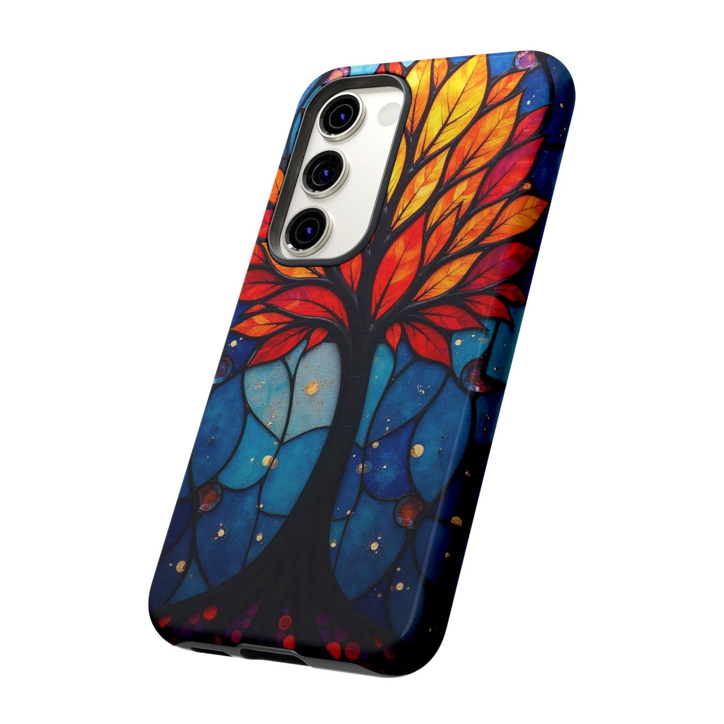 Stained Glass Tree: A Burst of Vibrant Elegance