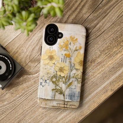 Vintage Botanical Floral Mobile Case