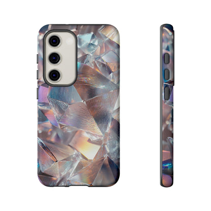 Iridescent Crystal Matching Couple Phone Case – Shimmer & Shine for iPhone, Samsung & Google Pixel