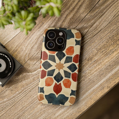 Boho Mosaic Medallion Phone Case for iPhone, Pixel & Samsung