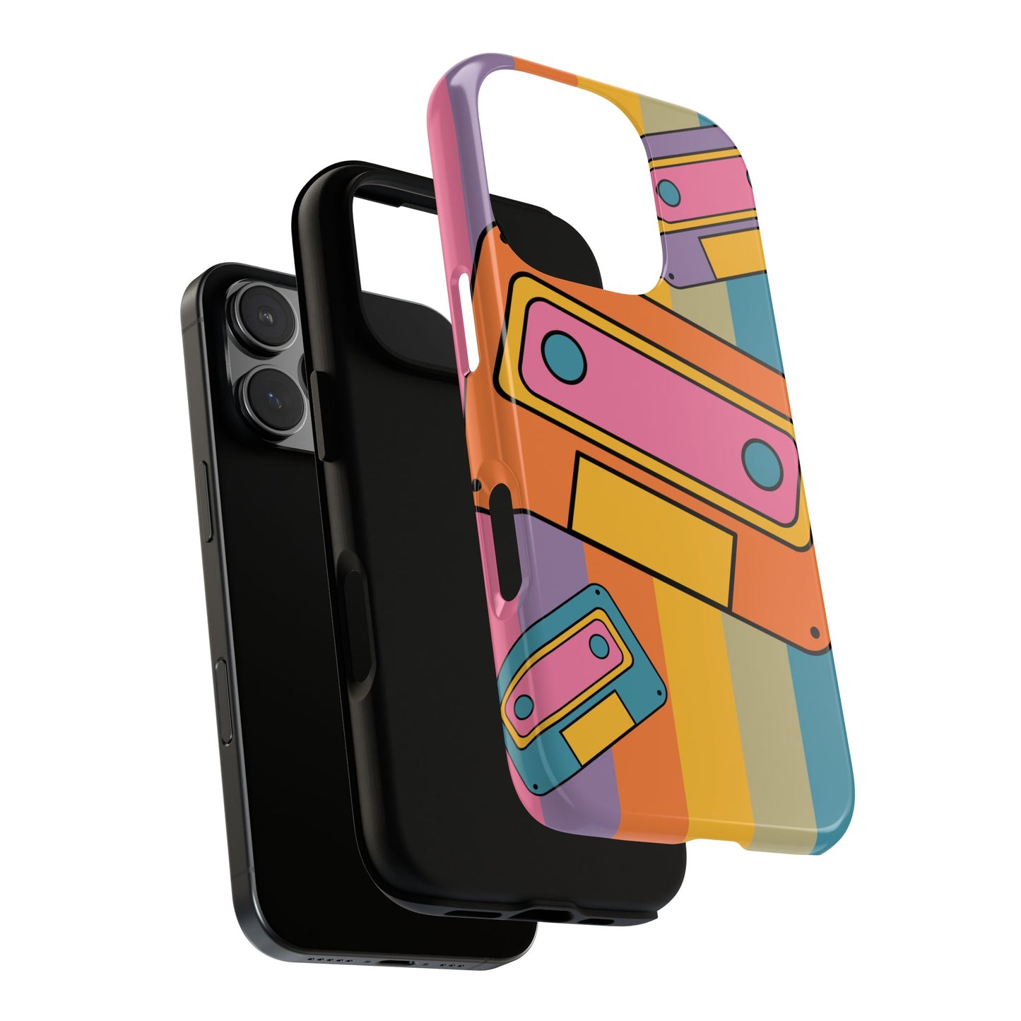 Retro Cassette Tape Phone Case – Vintage 90s Aesthetic for iPhone, Samsung & Google Pixel