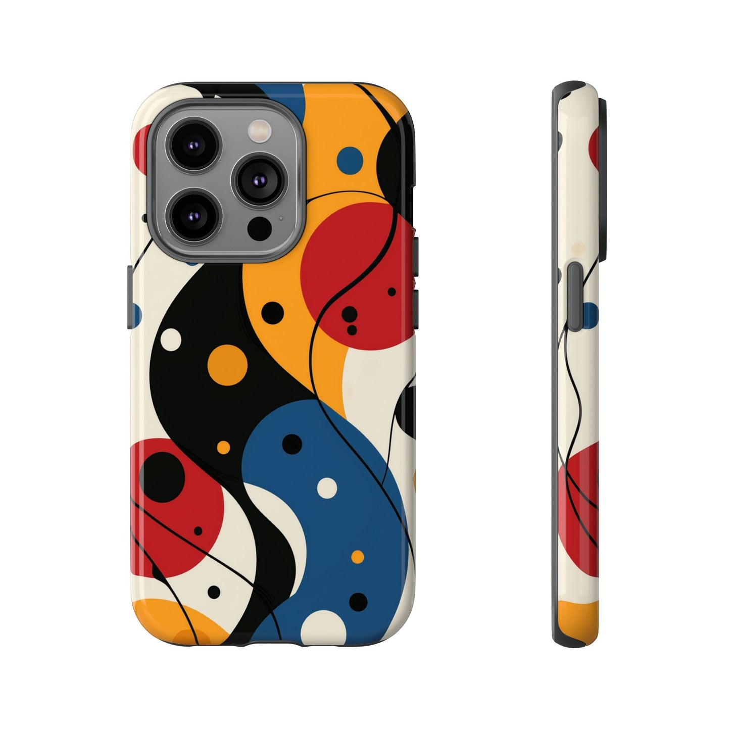 Bauhaus Style Terrazzo Phone Case – iPhone, Google Pixel, Samsung
