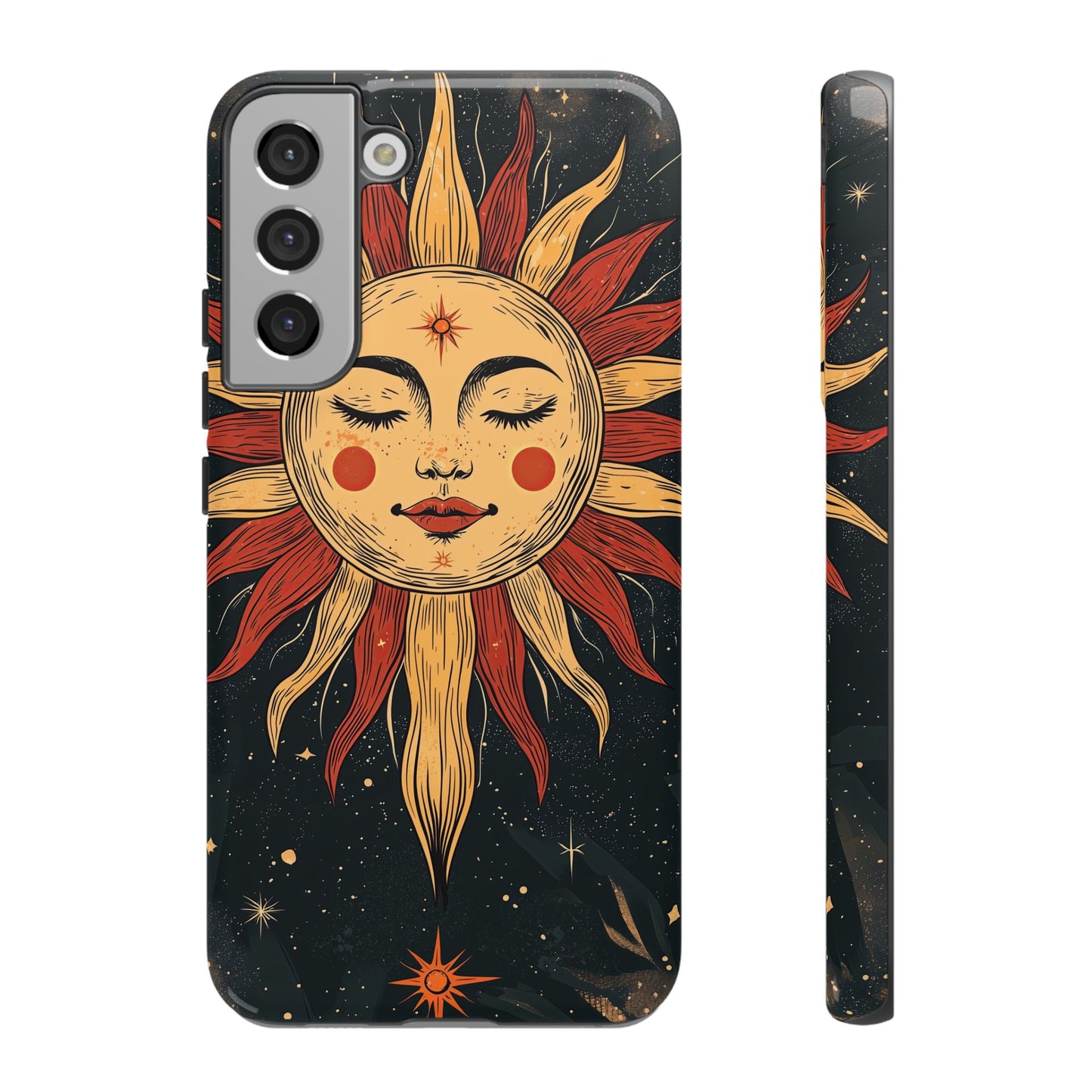 Boho Cosmic Sun Phone Case for iPhone, Pixel & Samsung