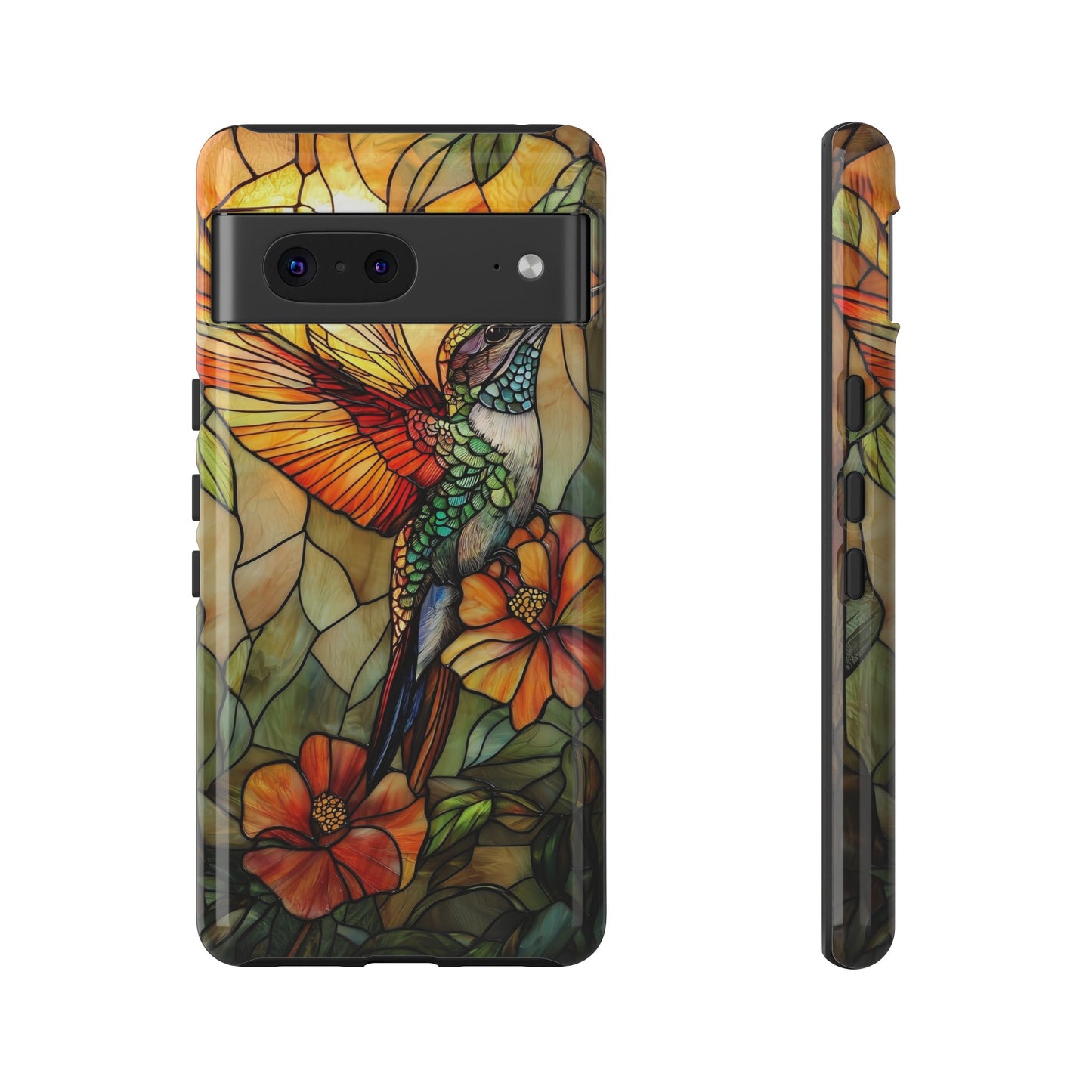 Whispers in Flight – Mosaic Hummingbird Phone Case for iPhone, Samsung & Pixel