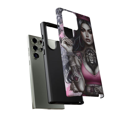 Queen of the Jungle – Regal Tattooed Goddess Mobile Cover