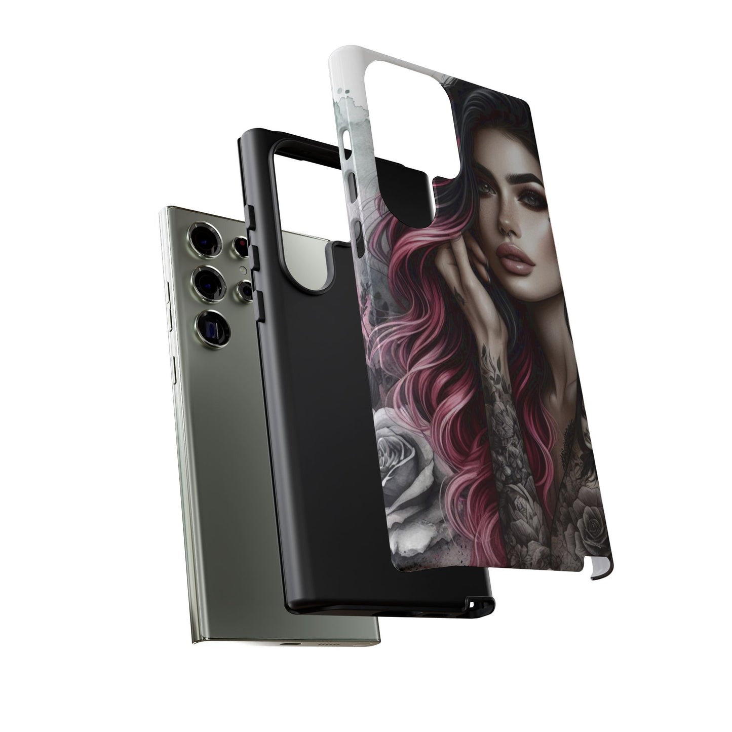 Tattooed Elegance – Gothic Art Mobile Cover