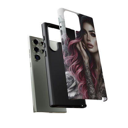 Tattooed Elegance – Gothic Art Mobile Cover