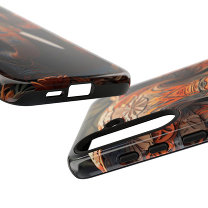 Elegant Artistic Elephant Mobile Cover – Intricate Paper-Cut Design