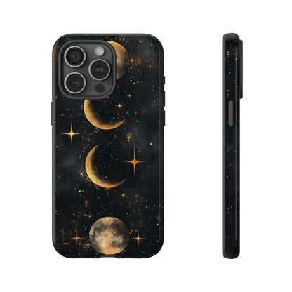 Lunar Phases Boho Moon Phone Case for iPhone, Pixel & Samsung