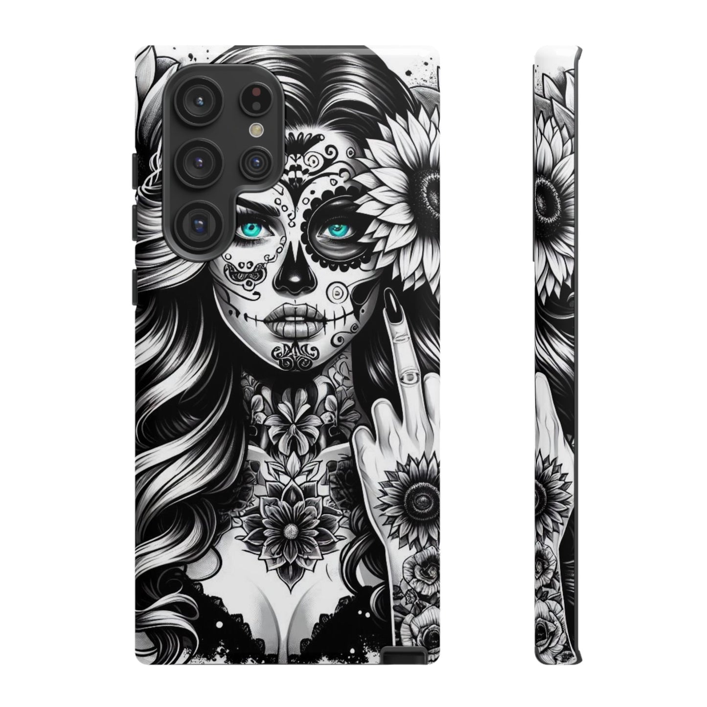 La Rebel – Day of the Dead Gothic Attitude Mobile Cover