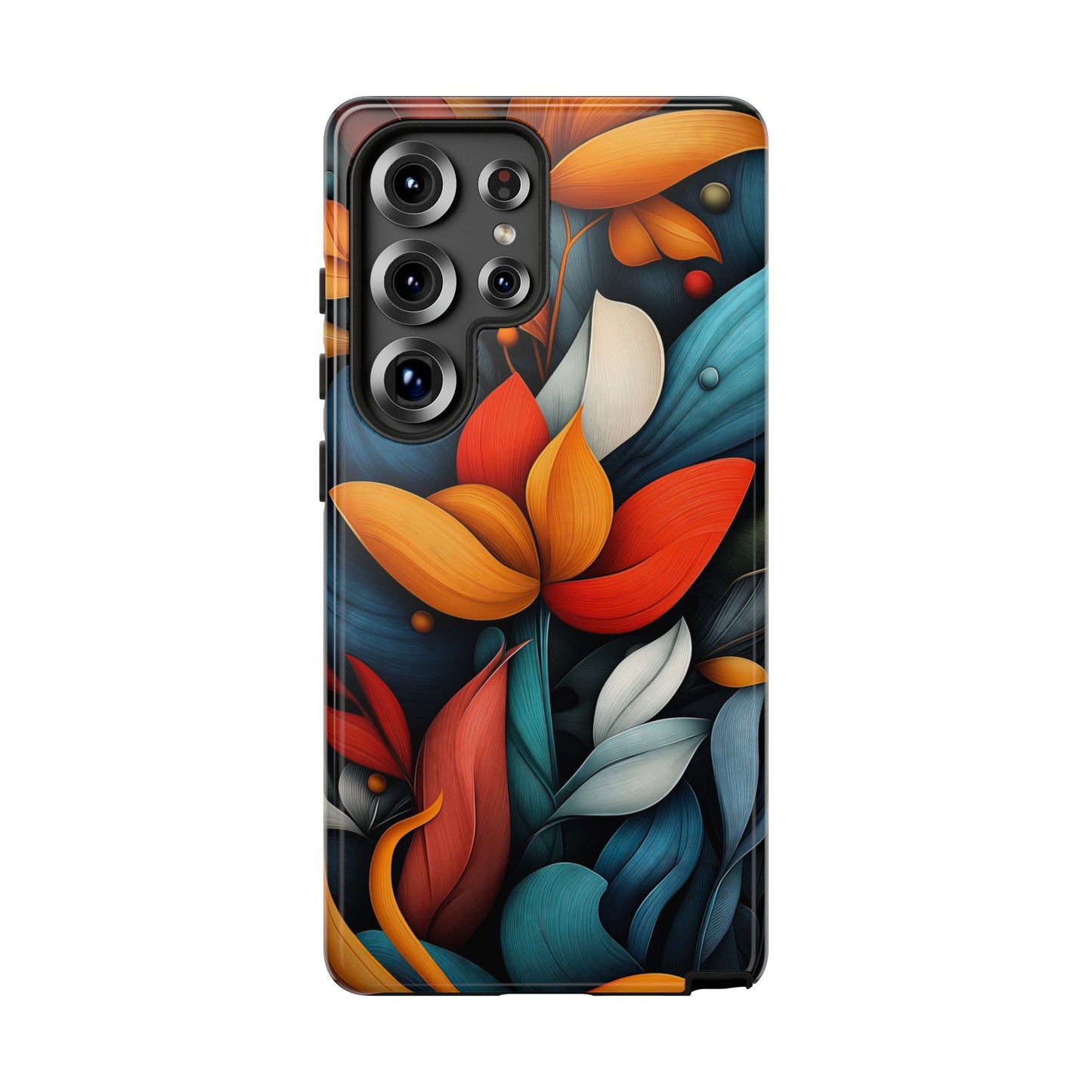 Velvet Bloom – Elegant Floral Art Phone Case for iPhone, Pixel & Samsung