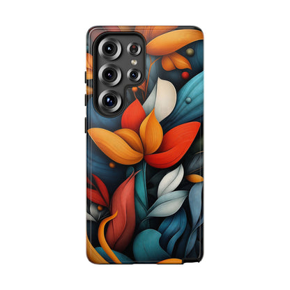 Velvet Bloom – Elegant Floral Art Phone Case for iPhone, Pixel & Samsung
