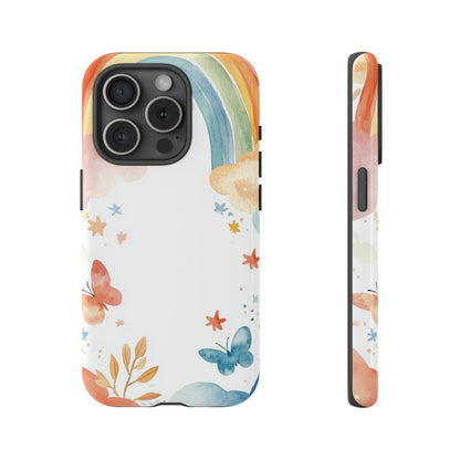 Dreamy Skies & Rainbows Watercolor Phone Case for iPhone, google Pixel & Samsung
