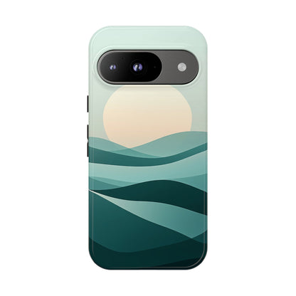 Tranquil Dunes – Abstract Sunset Phone Case for iPhone, Samsung & Pixel