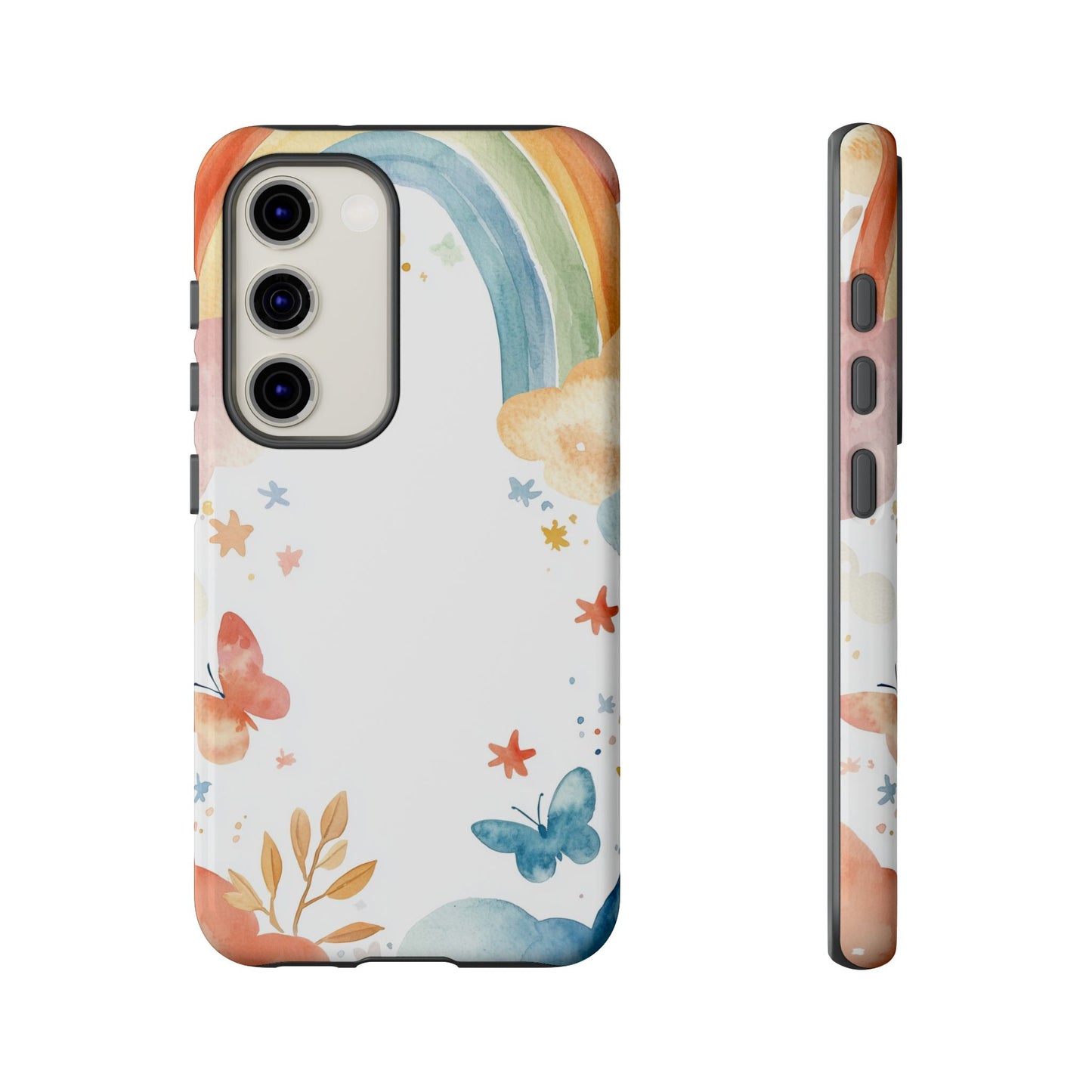 Dreamy Skies & Rainbows Watercolor Phone Case for iPhone, google Pixel & Samsung
