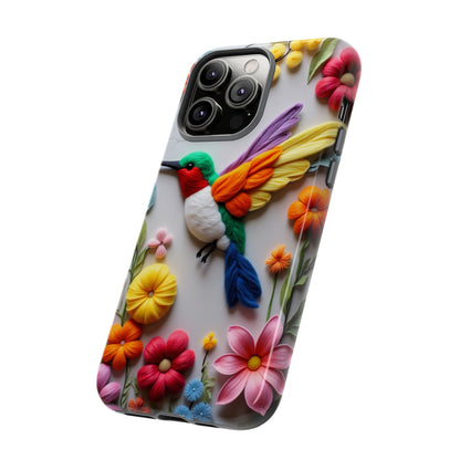Elegant Hummingbird with Floral Mosaic Design | Nature's Artistic Vibes | Pixel 8 pro