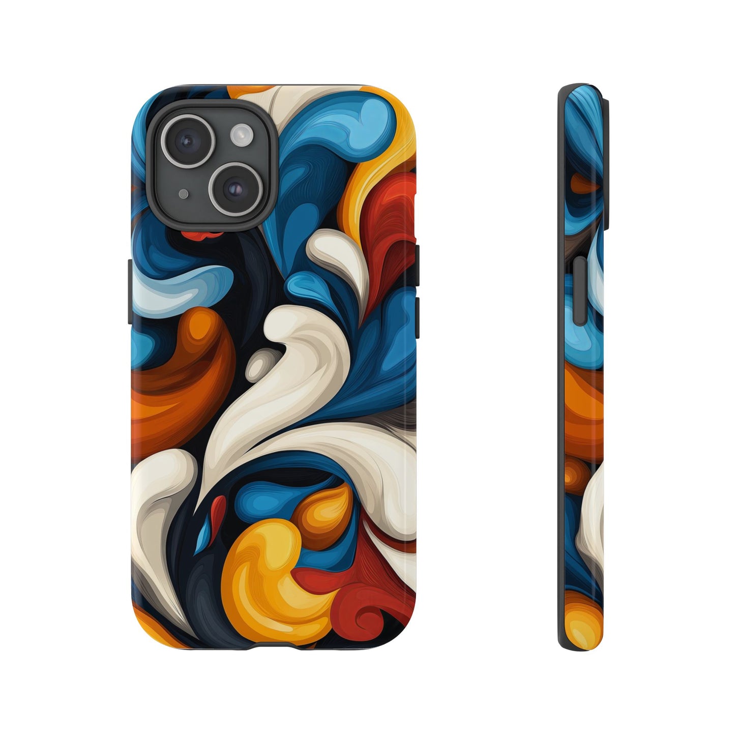 ColorSurge – Bold Fluid Abstract  Phone Case for iPhone, Samsung & Pixel